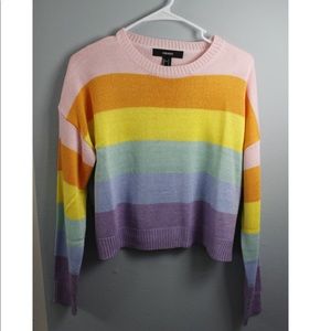 Forever 21 Colorful Crew  Sweater